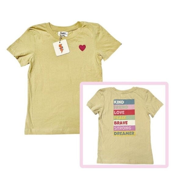 NWT Bizz X Siss Colorful Dreamed Organic Tee Size 6 - Picture 1 of 6